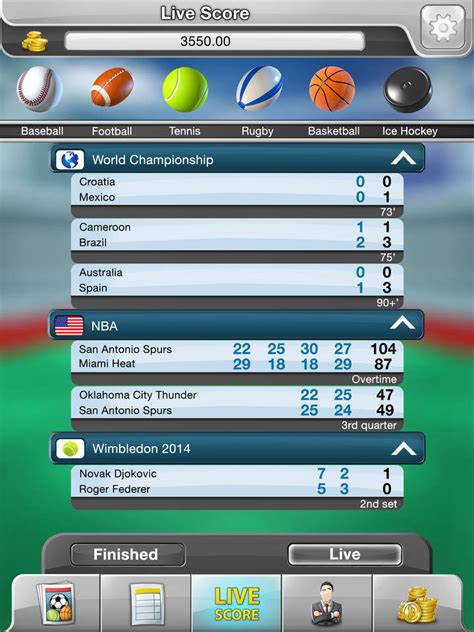 Sport live scores · bookies.app.